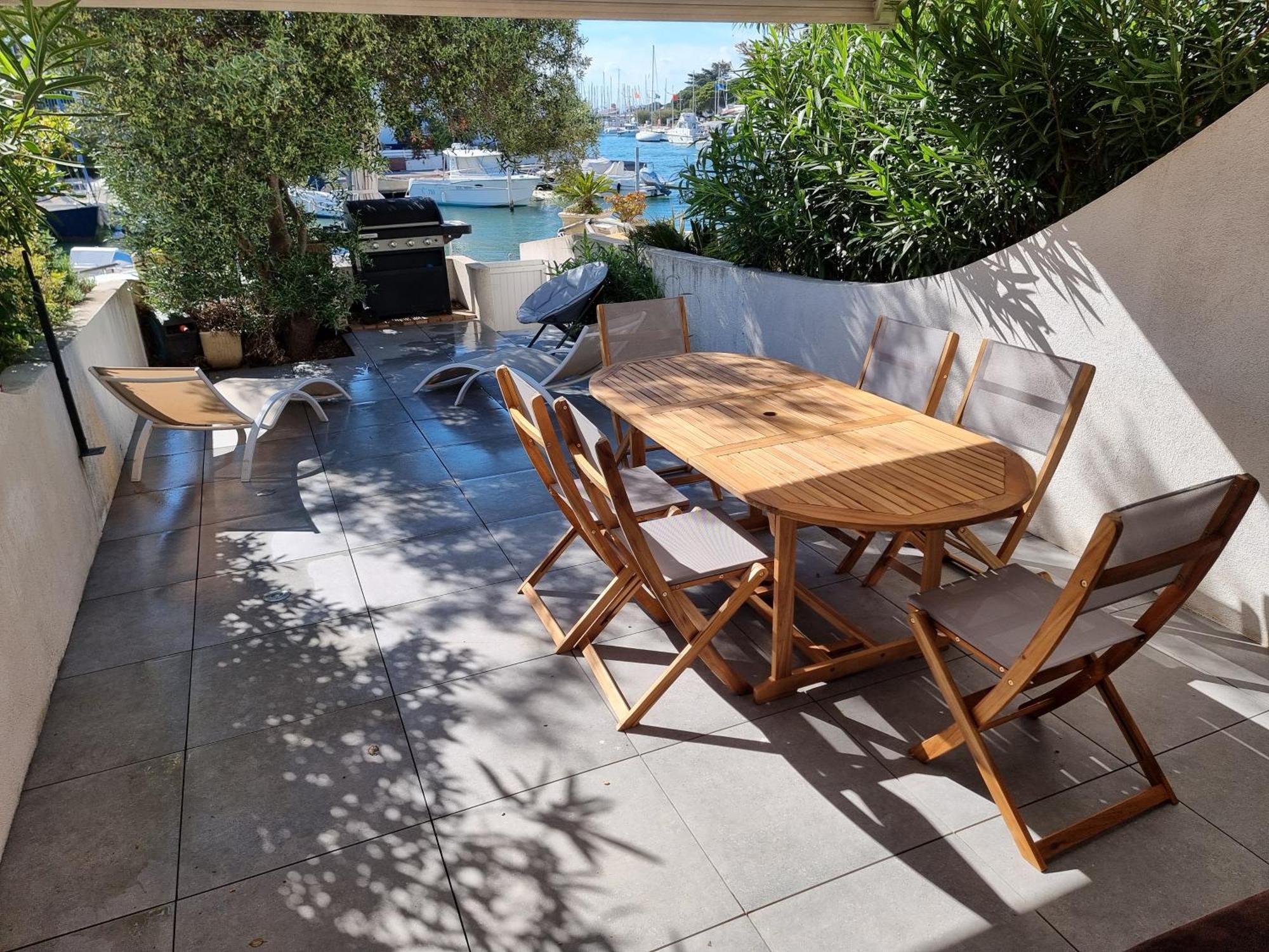 Marina Exceptionnelle - 8 Pers - 120 M2 Vue Mer - Suites Parentales - Cinema - Ponton لو غراو دو روا المظهر الخارجي الصورة